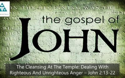 #14: The Cleansing at the Temple: Dealing with Righteous and Unrighteous Anger[Sermon]