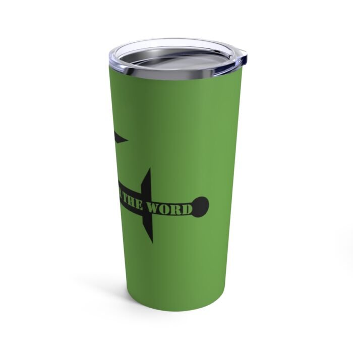 Contending for the Word - Green - Tumbler 20oz 4