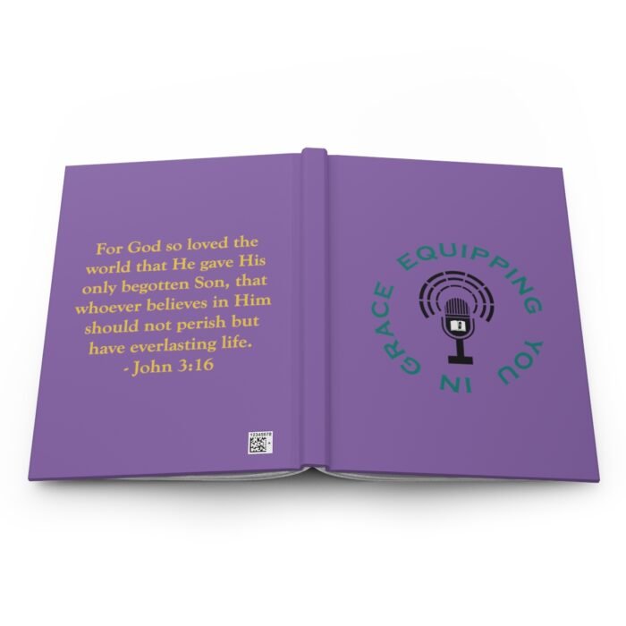 Equipping You in Grace - Purple - Hardcover Journal Matte 5
