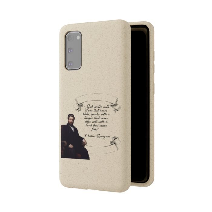 Spurgeon - God Writes with a Pen that Never Blots - Samsung Galaxy S20 - S22 Biodegradable Cases 67