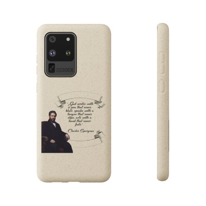 Spurgeon - God Writes with a Pen that Never Blots - Samsung Galaxy S20 - S22 Biodegradable Cases 76