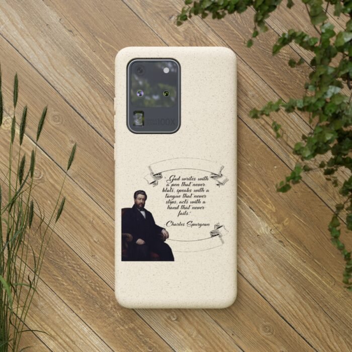 Spurgeon - God Writes with a Pen that Never Blots - Samsung Galaxy S20 - S22 Biodegradable Cases 78