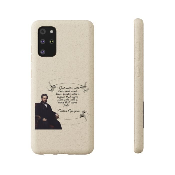 Spurgeon - God Writes with a Pen that Never Blots - Samsung Galaxy S20 - S22 Biodegradable Cases 71