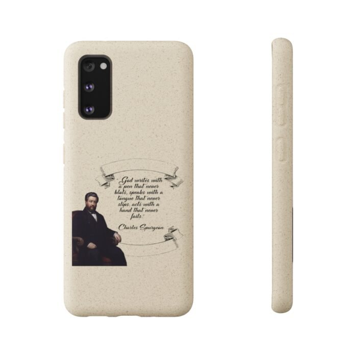 Spurgeon - God Writes with a Pen that Never Blots - Samsung Galaxy S20 - S22 Biodegradable Cases 81