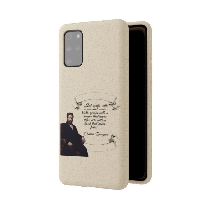 Spurgeon - God Writes with a Pen that Never Blots - Samsung Galaxy S20 - S22 Biodegradable Cases 88