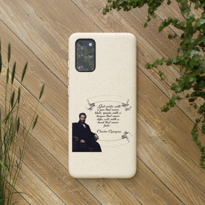 Spurgeon - God Writes with a Pen that Never Blots - Samsung Galaxy S20 - S22 Biodegradable Cases 89