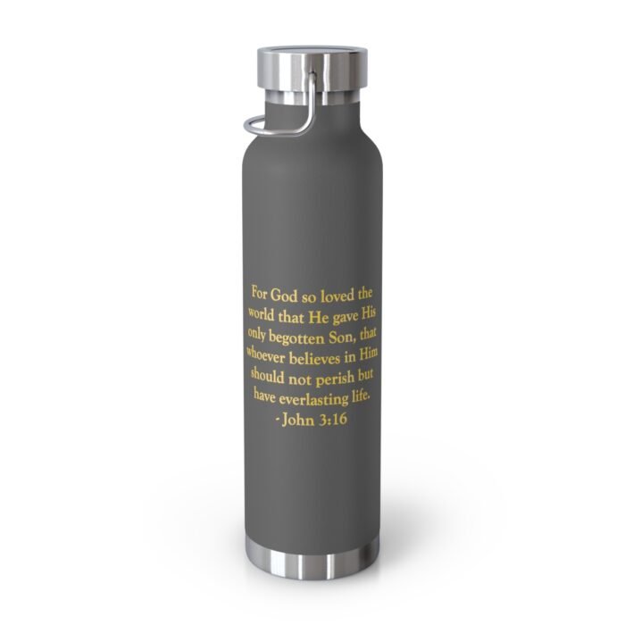 Servants of Grace - John 3:16 - Copper Vacuum Insulated Bottle, 22oz 10