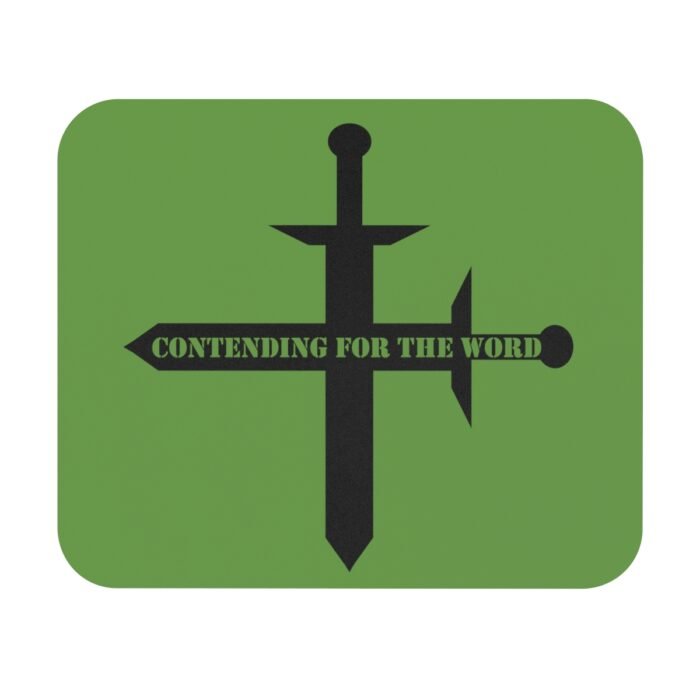 Contending for the Word - Green - Mouse Pad (Rectangle) 1