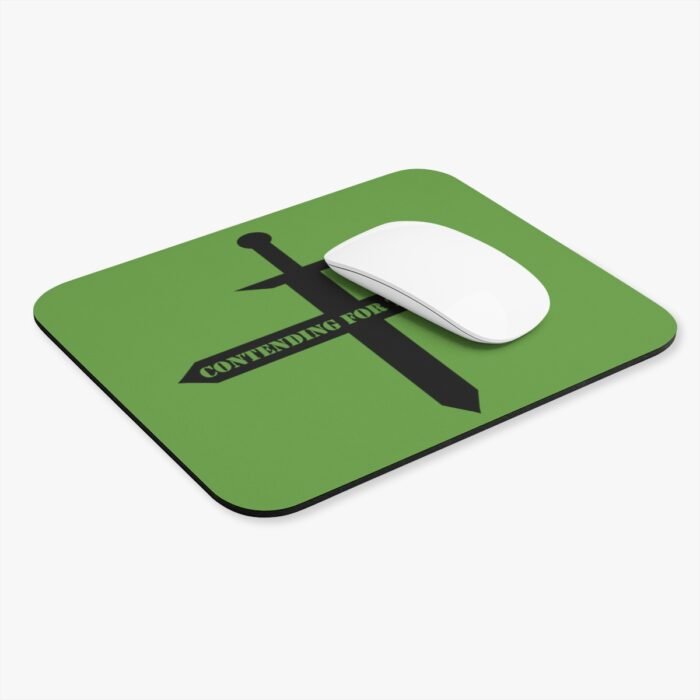 Contending for the Word - Green - Mouse Pad (Rectangle) 3