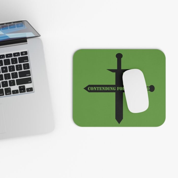 Contending for the Word - Green - Mouse Pad (Rectangle) 4