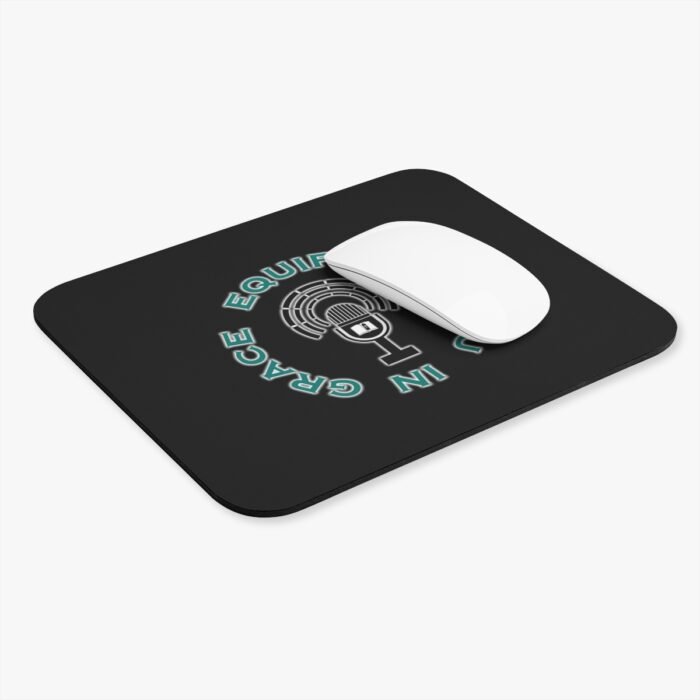Equipping You in Grace - Black - Mouse Pad (Rectangle) 3
