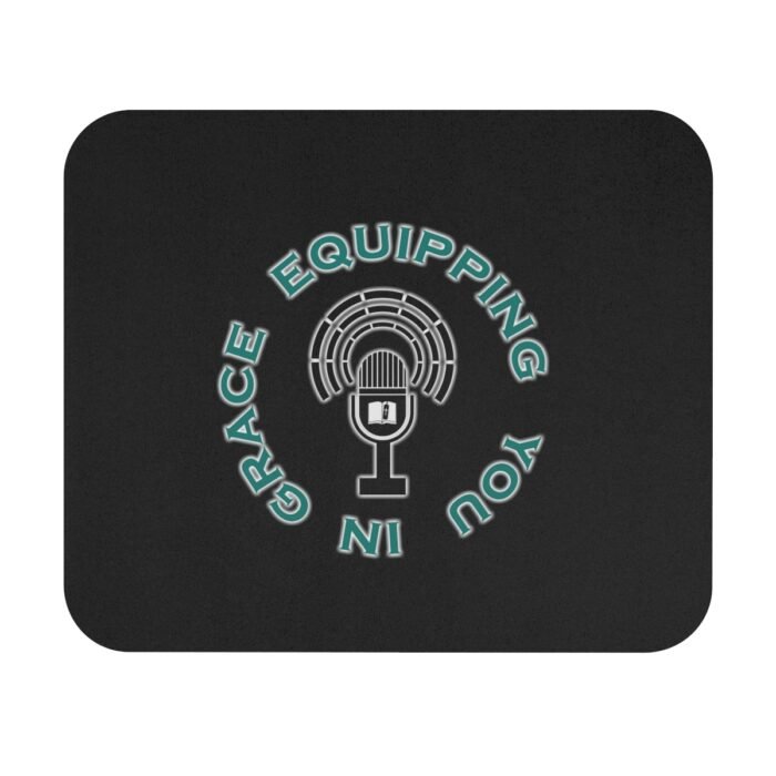 Equipping You in Grace - Black - Mouse Pad (Rectangle) 1