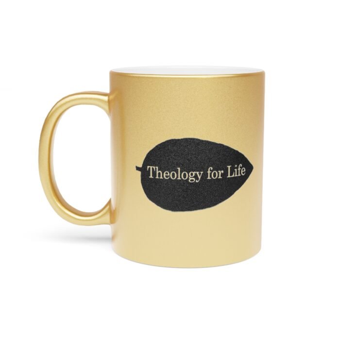 Theology for Life - Metallic Mug (SilverGold) 3