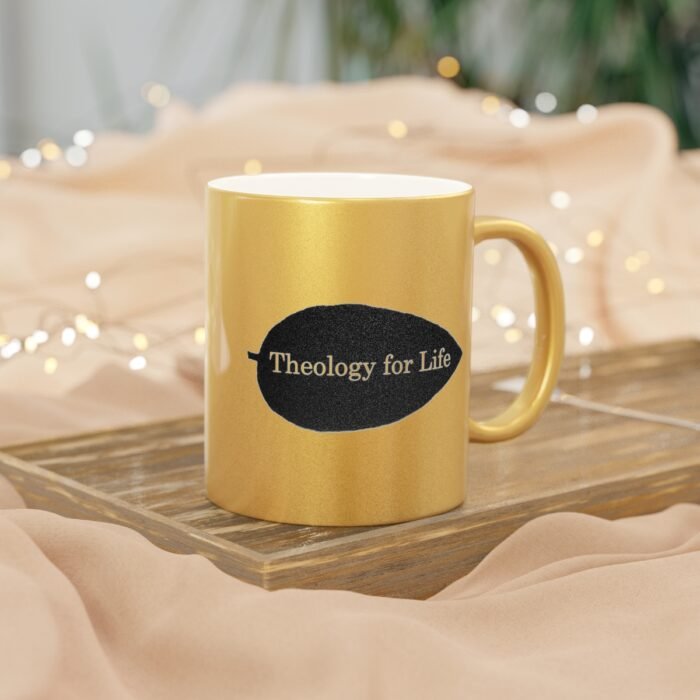 Theology for Life - Metallic Mug (SilverGold) 5