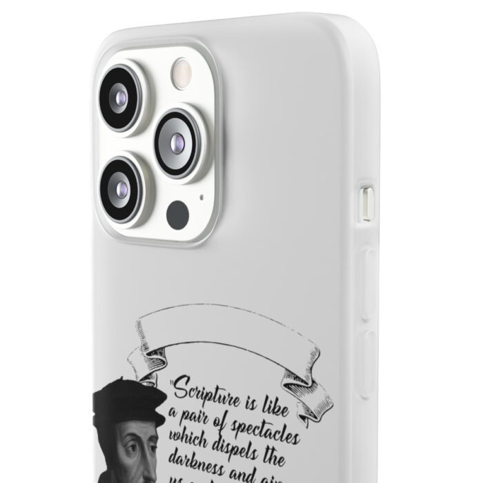 Calvin - Scripture is Like a Pair of Spectacles - White iPhone 13, Mini, Pro, Pro Max Flexi Cases 24