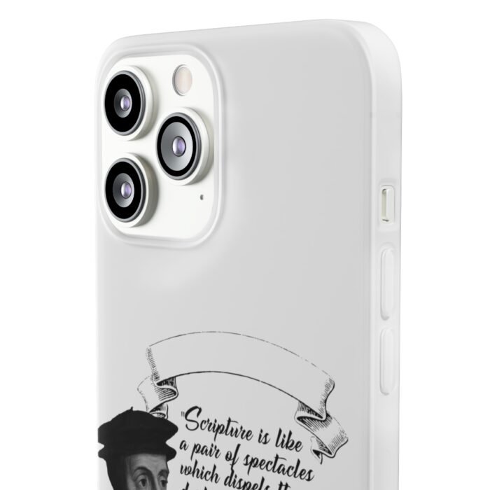 Calvin - Scripture is Like a Pair of Spectacles - White iPhone 13, Mini, Pro, Pro Max Flexi Cases 27