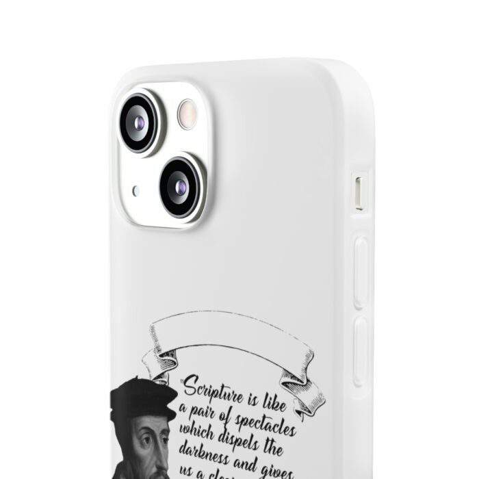 Calvin - Scripture is Like a Pair of Spectacles - White iPhone 13, Mini, Pro, Pro Max Flexi Cases 9
