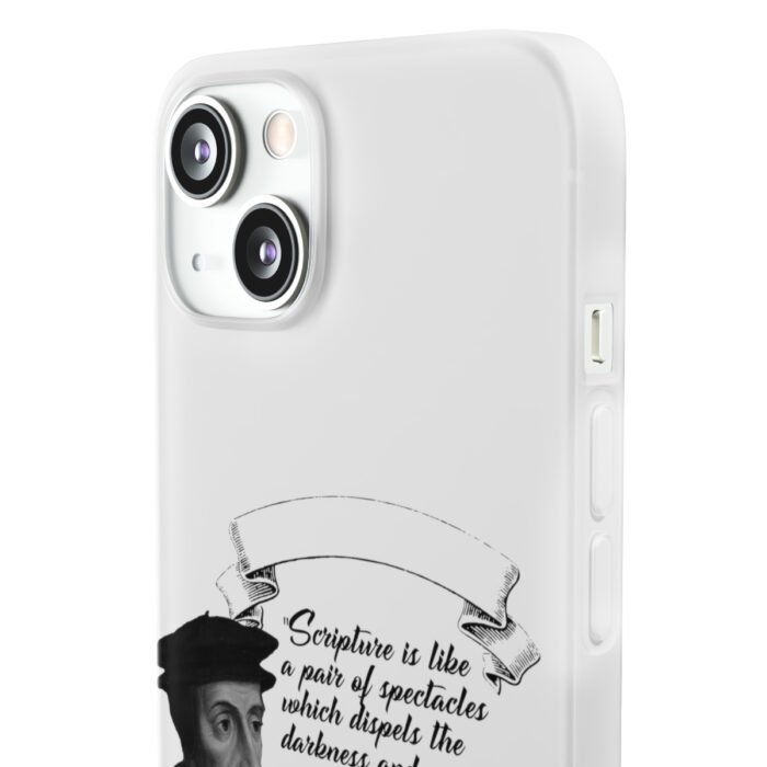 Calvin - Scripture is Like a Pair of Spectacles - White iPhone 13, Mini, Pro, Pro Max Flexi Cases 5