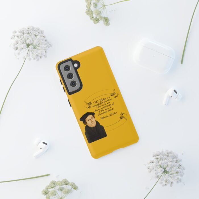The Bible is a Remarkable Fountain - Martin Luther - Yellow - Samsung Galaxy Tough Cases 46