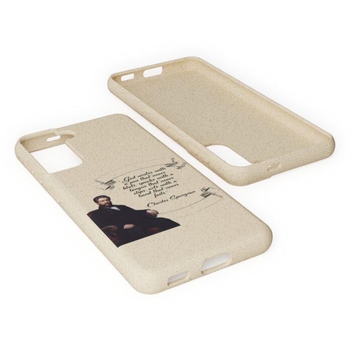Spurgeon - God Writes with a Pen that Never Blots - Samsung Galaxy S20 - S22 Biodegradable Cases 38