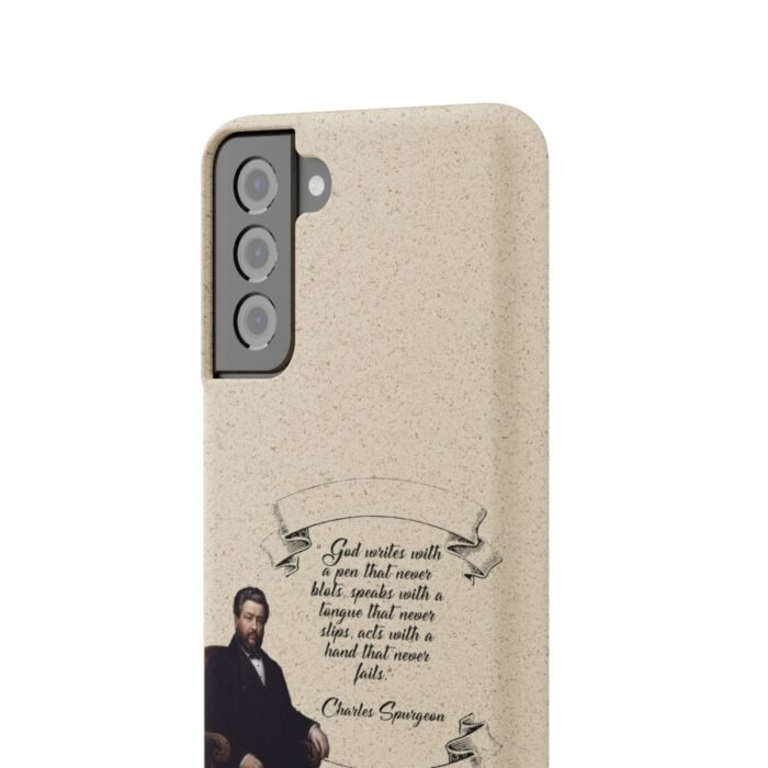 Spurgeon - God Writes with a Pen that Never Blots - Samsung Galaxy S20 - S22 Biodegradable Cases 42
