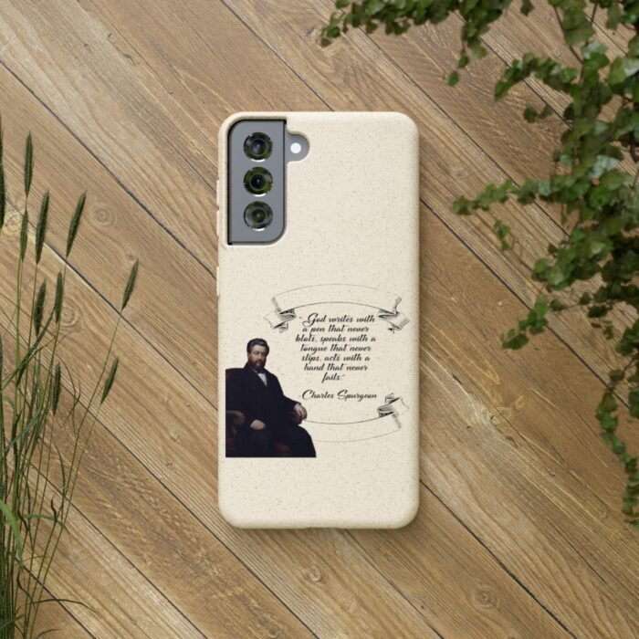 Spurgeon - God Writes with a Pen that Never Blots - Samsung Galaxy S20 - S22 Biodegradable Cases 51