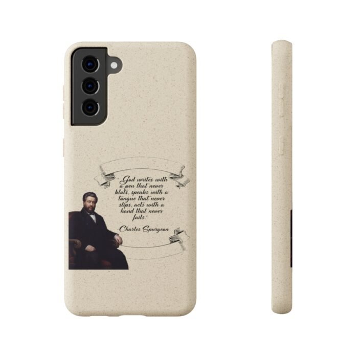 Spurgeon - God Writes with a Pen that Never Blots - Samsung Galaxy S20 - S22 Biodegradable Cases 55
