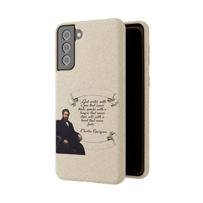 Spurgeon - God Writes with a Pen that Never Blots - Samsung Galaxy S20 - S22 Biodegradable Cases 56