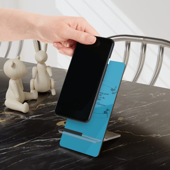 Visit Many Good Books - Spurgeon - Turquoise Mobile Display Stand for Smartphones 5