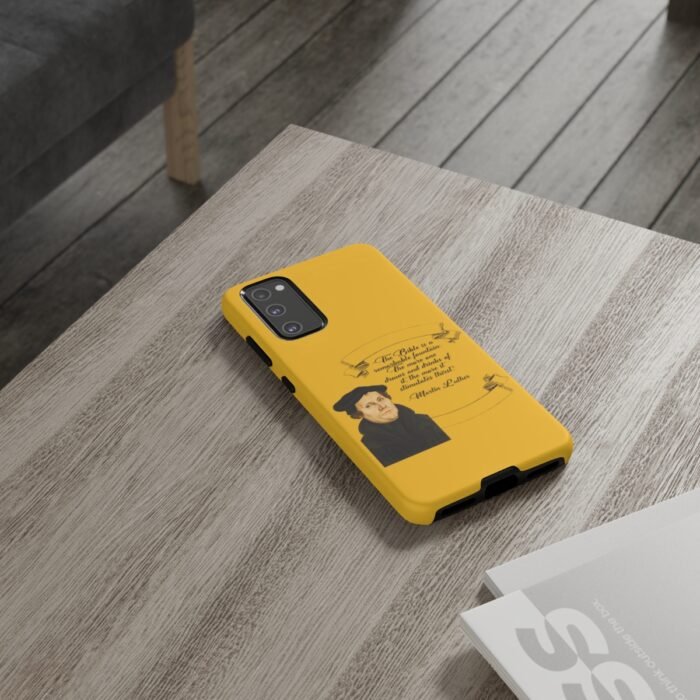 The Bible is a Remarkable Fountain - Martin Luther - Yellow - Samsung Galaxy Tough Cases 68