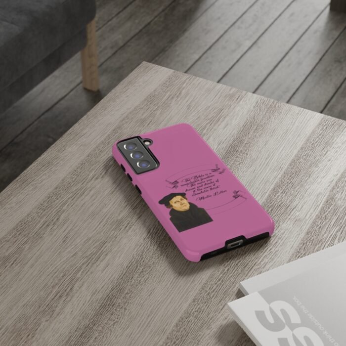The Bible is a Remarkable Fountain - Martin Luther - Pink - Samsung Galaxy Tough Cases 56