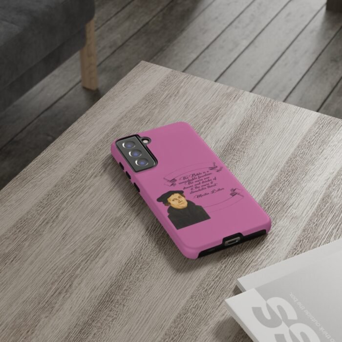 The Bible is a Remarkable Fountain - Martin Luther - Pink - Samsung Galaxy Tough Cases 58