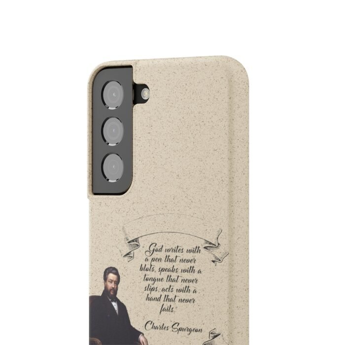 Spurgeon - God Writes with a Pen that Never Blots - Samsung Galaxy S20 - S22 Biodegradable Cases 4