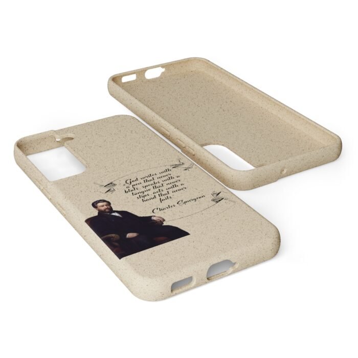 Spurgeon - God Writes with a Pen that Never Blots - Samsung Galaxy S20 - S22 Biodegradable Cases 5