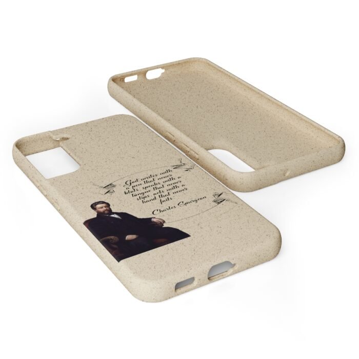 Spurgeon - God Writes with a Pen that Never Blots - Samsung Galaxy S20 - S22 Biodegradable Cases 10