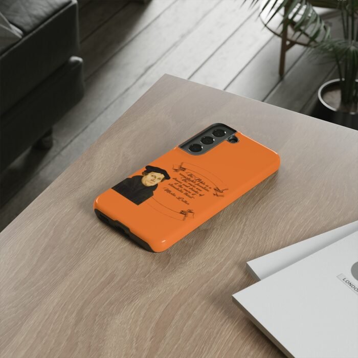 The Bible is a Remarkable Fountain - Martin Luther - Orange - Samsung Galaxy Tough Cases 32