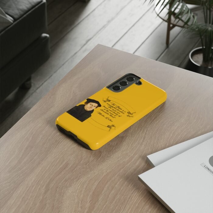 The Bible is a Remarkable Fountain - Martin Luther - Yellow - Samsung Galaxy Tough Cases 32