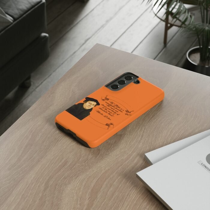 The Bible is a Remarkable Fountain - Martin Luther - Orange - Samsung Galaxy Tough Cases 34