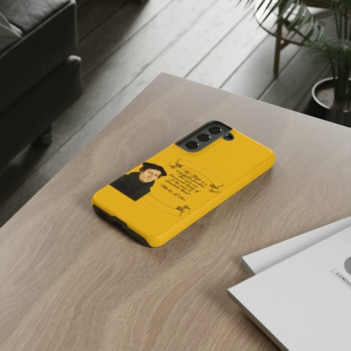 The Bible is a Remarkable Fountain - Martin Luther - Yellow - Samsung Galaxy Tough Cases 34