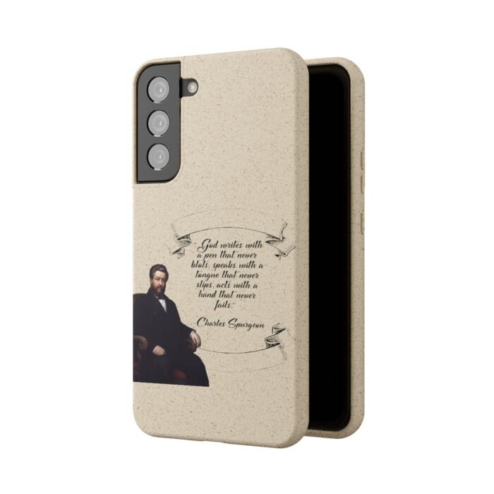 Spurgeon - God Writes with a Pen that Never Blots - Samsung Galaxy S20 - S22 Biodegradable Cases 23