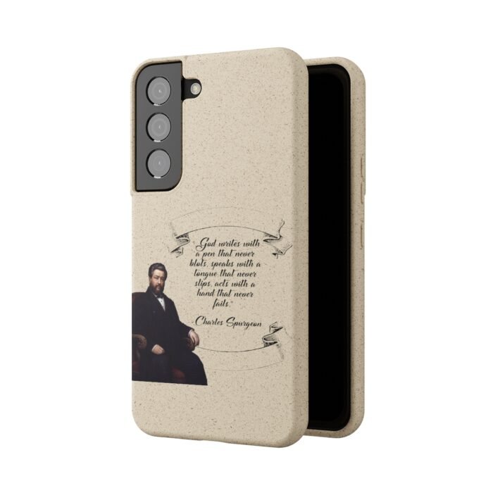 Spurgeon - God Writes with a Pen that Never Blots - Samsung Galaxy S20 - S22 Biodegradable Cases 17
