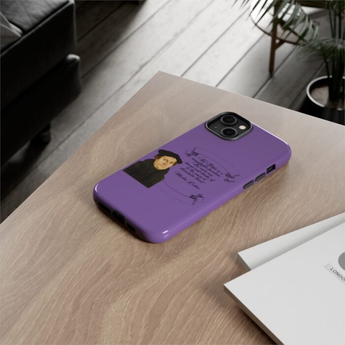 The Bible is a Remarkable Fountain - Martin Luther - Lilac - iPhone Tough Cases 34