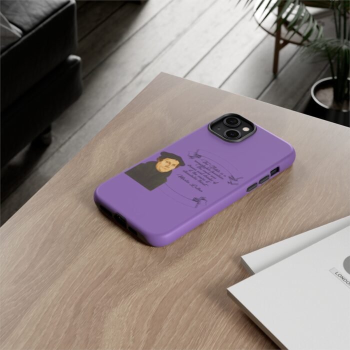 The Bible is a Remarkable Fountain - Martin Luther - Lilac - iPhone Tough Cases 38