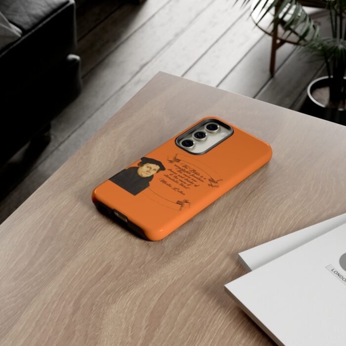 The Bible is a Remarkable Fountain - Martin Luther - Orange - Samsung Galaxy Tough Cases 4