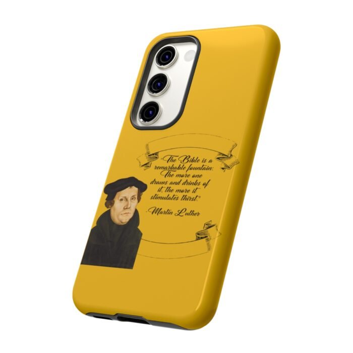 The Bible is a Remarkable Fountain - Martin Luther - Yellow - Samsung Galaxy Tough Cases 2