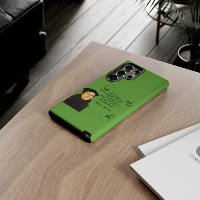 The Bible is a Remarkable Fountain - Martin Luther - Green - Samsung Galaxy Tough Cases 30