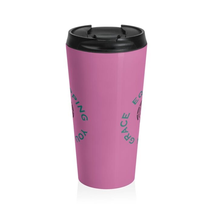 Equipping You in Grace - Pink - Stainless Steel Travel Mug 2