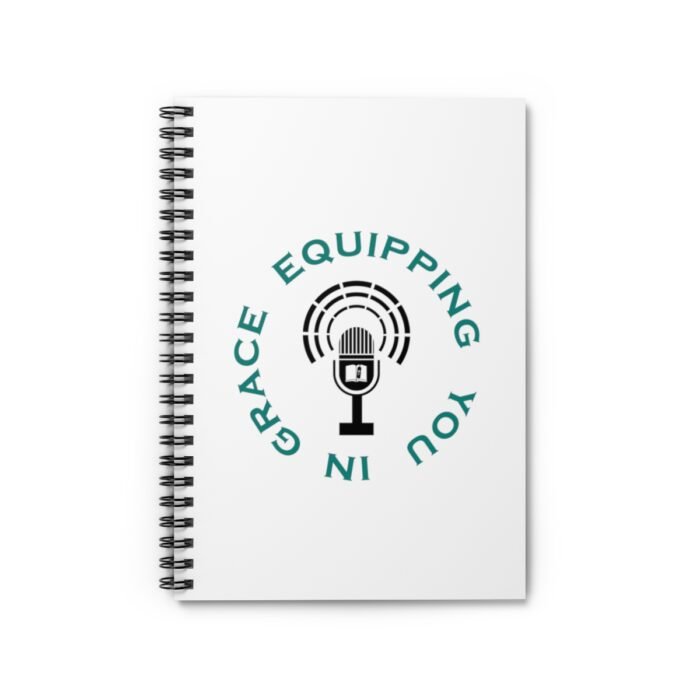 Equipping You in Grace - White - Spiral Notebook - Ruled Line 2