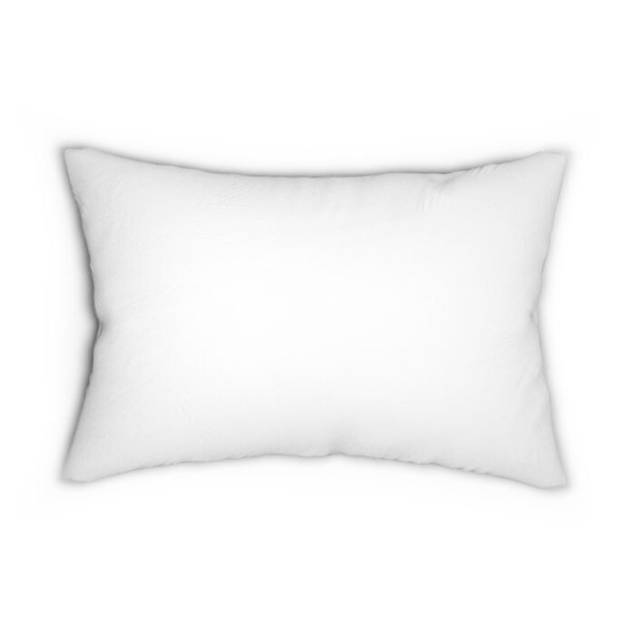 Theology for Life - Hot Pink Glitter and White - Spun Polyester Lumbar Pillow 2