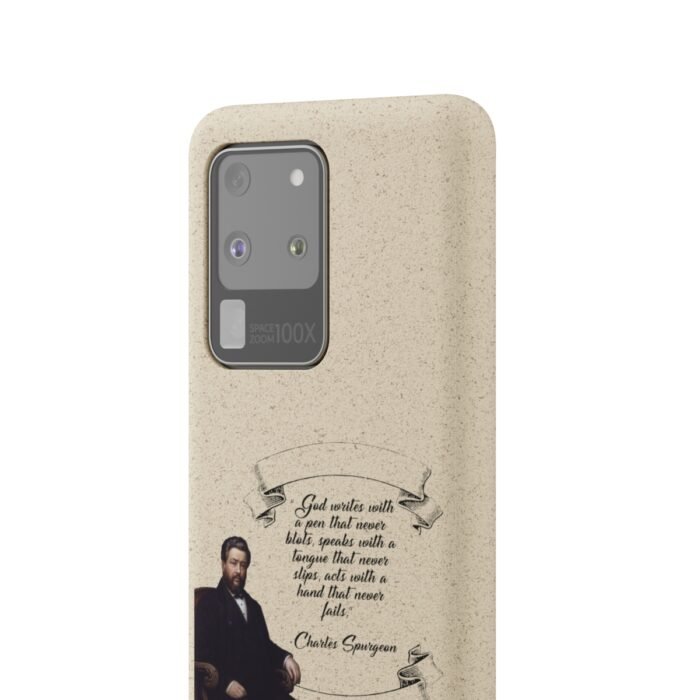 Spurgeon - God Writes with a Pen that Never Blots - Samsung Galaxy S20 - S22 Biodegradable Cases 36